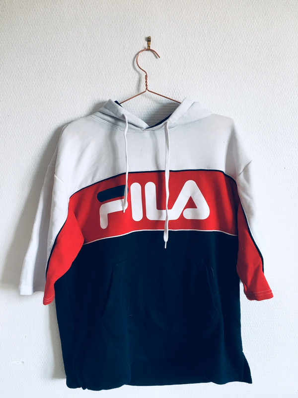 Pull fila bleu eltern blanc rouge Vinted