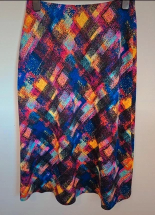Tina Taylor Colorful A-Line Skirt – Size S, brand: Tina Taylor, condition: Very good, size: S / 8, £7.00, £8.05 includes Buyer Protection