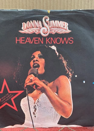 Donna Summer - Heaven Knows - 1979 UK disco 7" vinyl record Giorgio Moroder, condition: Very good, £1.50, £2.28 includes Buyer Protection