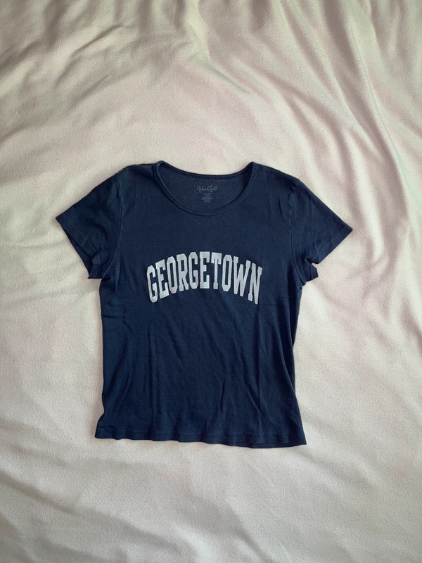 Blue Brandy Melville Hailie Georgetown Top Size S/M 1