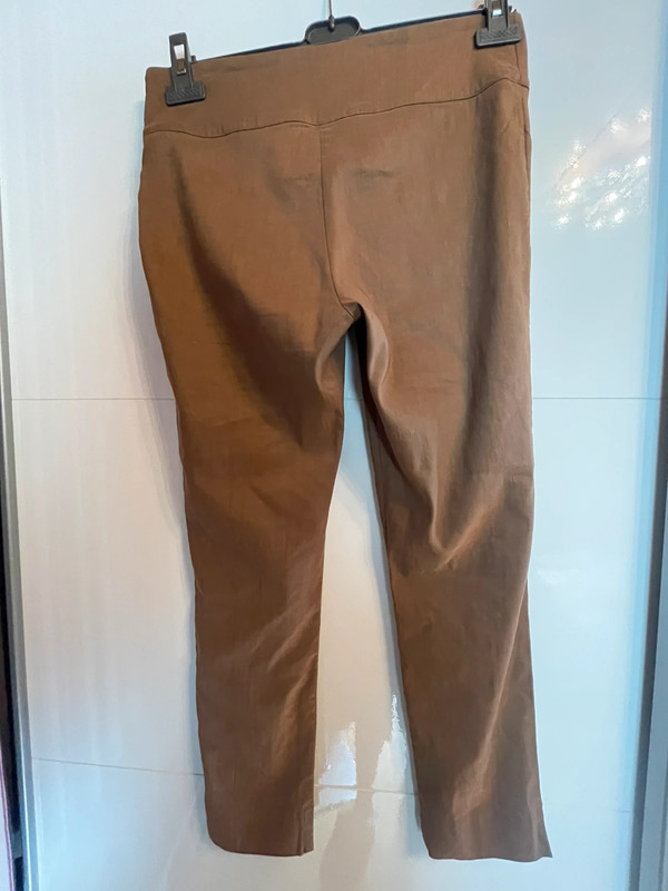 Pantalon camel Sarah Pacini 2