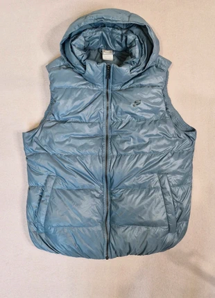 Gilet / doudoune sans manches bleu Nike à capuche _ Taille XL, merk: Nike, staat: Heel goed, maat: XL, € 36,95, € 39,50 inclusief Kopersbescherming Pro