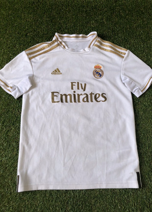 🇪🇸 Real 2019/20 M11/12ans blanc, marke: adidas, zustand: Gut, größe: 11 Jahre / 146, 15,00 €, 16,45 € beinhaltet Vinted-Käuferschutz Pro