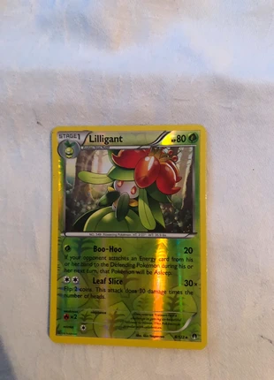 Lilligant réverse, brand: Pokémon, condition: Very good, size: Preemie, up to 44cm, €2.00, €2.80 includes Buyer Protection