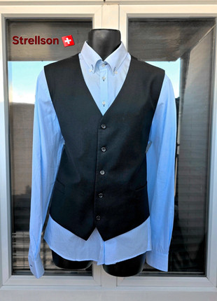 Strellson Herrenweste Gilet Waistcoats Schurwolle Gr.28 L/XL Virgin Wool, marque: Strellson, état: Très bon état, taille: 28, 8,00 €, 9,10 € Protection acheteurs incluse