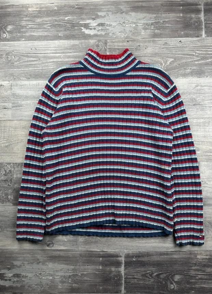 Pull d'hiver col montant rayé Tommy Hilfiger Multicolore taille XL, brand: Tommy Hilfiger, condizioni: Buone, taglia: XL / IT 46 / EU 42, €3.00, €3.85 include la Protezione acquisti Pro