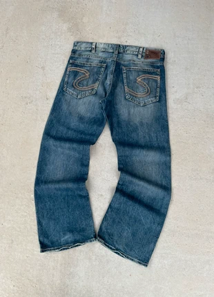 Baggy jeans vintage blue jean hip-hop y2k pant bleu brodé xl, brand: Vintage Dressing, condition: Very good, size: XL, €29.00, €31.15 includes Buyer Protection