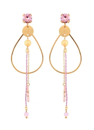 Roze oorbellen, brand: smyck, condizioni: Nuovo con cartellino, €18.00, €19.60 include la Protezione acquisti