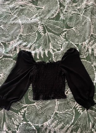 Haut noir manche bouffante Taille-Xs, brand: H&M, condizioni: Nuovo senza cartellino, taglia: XS / IT 38 / EU 34, €6.99, €8.04 include la Protezione acquisti