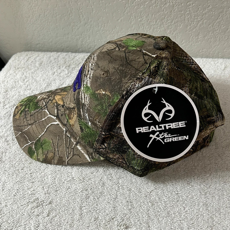 Kansas State Wildcats NCAA Realtree Mossy Woodland Camo Mesh Strap Back Hat Cap 5