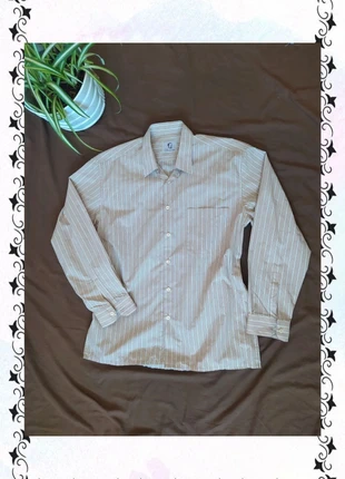 🍀Donaxetti men's pinstripe and embrodery dress shirt T41, marque: Boutique Italiana, état: Très bon état, taille: L, 20,00 €, 21,70 € Protection acheteurs incluse