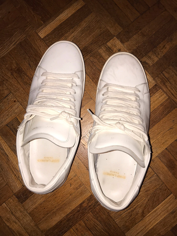 Basket blanche yves saint laurent hot sale