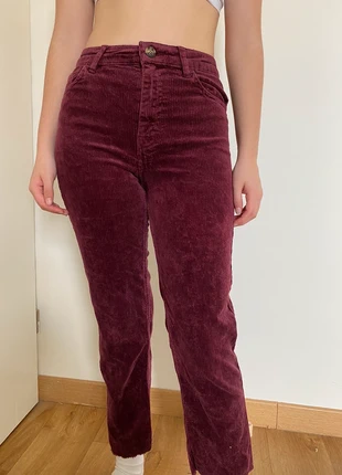 pantalon en daim, marke: H&M, zustand: Gut, größe: S / 36 / 8, 5,00 €, 5,95 € inklusive Vinted-Käuferschutz