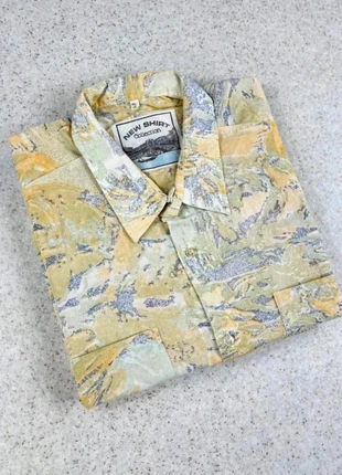 GPH28 - Chemisette chemise hawaïenne vintage manches courtes motifs été tropical vacances XXL homme, merk: Vintage Dressing, staat: Heel goed, maat: XXL, € 14,00, € 15,40 inclusief Kopersbescherming Pro