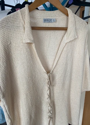 Cream knitted 3/4 length sleeve summer jumper, brand: Ragazza, condition: Very good, size: L / 40 / 12, €9.00, €10.15 includes Buyer Protection