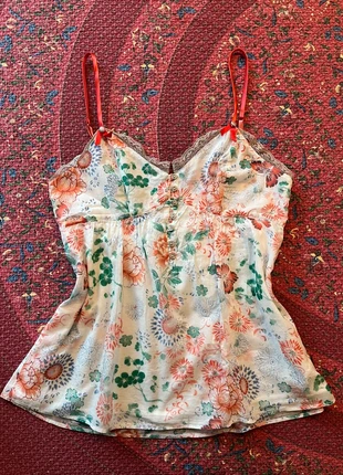 coquette floral white babydoll camisole bow silky straw vintage dollcore prairie, marca: COQUETTE, estado: Muy bueno, tamaño: M / 38 / 10, 24,00 €, 25,90 € Protección al comprador Pro incluida