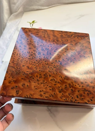 Boîte en bois de Thuya, boîte à bijoux en bois rare, brand: Fait Main, condition: New, €65.00, €68.95 includes Buyer Protection