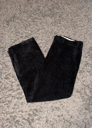 Pantalon En Velours Côtelé / Corduroy Blue Harbour noir coton cotelé coupe ample taille W38 L29, marque: Vintage Dressing, état: Très bon état, taille: W36 | FR 46, 12,00 €, 13,30 € Protection acheteurs incluse