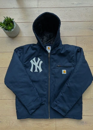 Jacket Carhartt NYC Active taille L size L bleu • blue Collaboration New York Yankees • Premium, brand: Carhartt, condizioni: Nuovo senza cartellino, taglia: L, €109.50, €115.68 include la Protezione acquisti