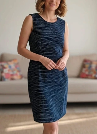 Vestito a Tubino Blu Navy a Pois Elegante e Versatile, marque: Esprit, état: Très bon état, taille: M / 38 / 10, 7,00 €, 8,05 € Protection acheteurs incluse