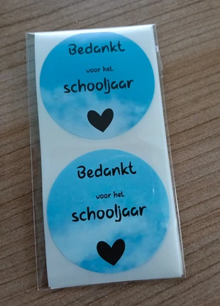 Stickers bedankt voor het schooljaar, marca: Cats Crea Store, estado: Novo sem etiquetas, €1.50, €2.28 inclui Proteção do Comprador Pro