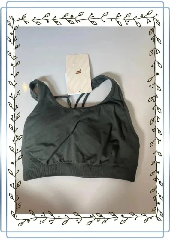 Brassière verte foncé Fabletics, neuve, taille XS valeur 40€