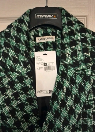 Veste tweed à carreaux Cache-cache, marke: Cache Cache, zustand: Neu, mit Etikett, größe: M / 38 / 10, 35,00 €, 37,45 € inklusive Vinted-Käuferschutz