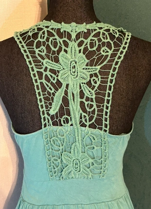 Robe courte vert céladon lascana taille 42 détail macramé dans le dos, marke: Lascana, zustand: Sehr gut, größe: XL / 42 / 14, 7,00 €, 8,05 € inklusive Vinted-Käuferschutz