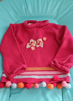 Pull épais fille, brand: Kimbaloo, condition: Good, size: 18-24 months / 86 cm, €1.50, €2.28 includes Buyer Protection