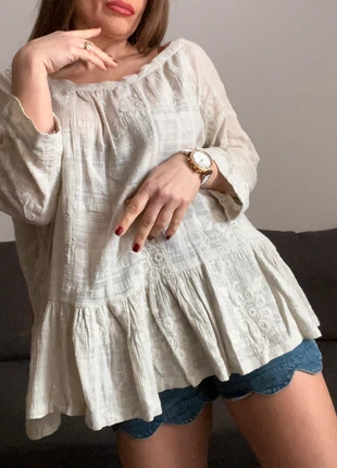 Blouse 42 La ou Catherine travaille coton , brand: L.O.C.T., condition: Very good, size: XL / 42 / 14, €16.00, €17.50 includes Buyer Protection