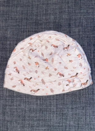 Bonnet bébé motifs oiseaux avec petit nœud – Taille 0-3 mois – Très bon état 🌸, estado: Nuevo sin etiquetas, tamaño: 0-3 meses, 38 cm, 1,00 €, 1,75 € Protección al comprador incluida