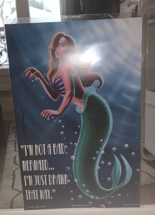 Poster la petite sirène cross Jessica Rabbits disney, condition: New without tags, €3.00, €3.85 includes Buyer Protection