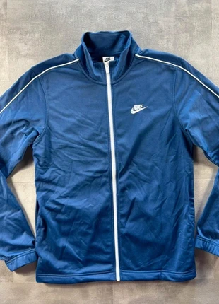 Veste Nike homme bleu full zip blanc logo brodé vintage y2k 2000’ training S, marca: Nike, estado: Muito bom, tamanho: S, €13.00, €14.35 inclui Proteção do Comprador