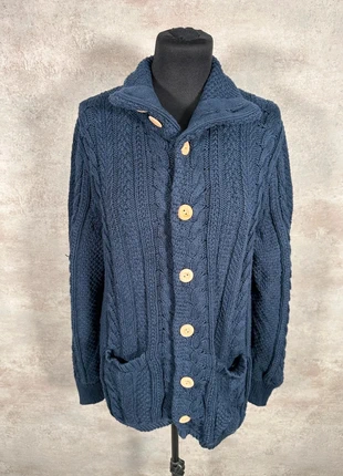 Cardigan Maille Torsadée Cable Knit Vintage Jcrew bleu nuit epais col montant taille S, marque: Vintage Dressing, état: Très bon état, taille: S / 36 / 8, 10,00 €, 11,20 € Protection acheteurs (Pro) incluse