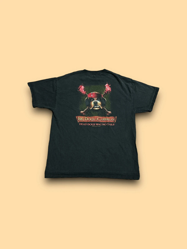 Vintage big dogs of the Caribbean t-shirt 2