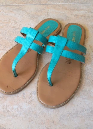 Sandálias Nine West 38 / 7.0W turquesa, marca: Nine West, estado: Bom, tamanho: 38, €8.00, €9.10 inclui Proteção do Comprador