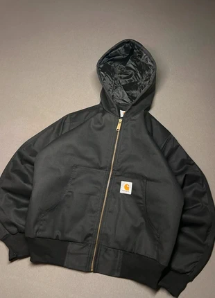 Carhartt Reworked Wip OG Active Jacket giacca invernale in denim con cappuccio - Taglia S, merk: Carhartt, staat: Heel goed, maat: S, € 59,00, € 62,65 inclusief Kopersbescherming