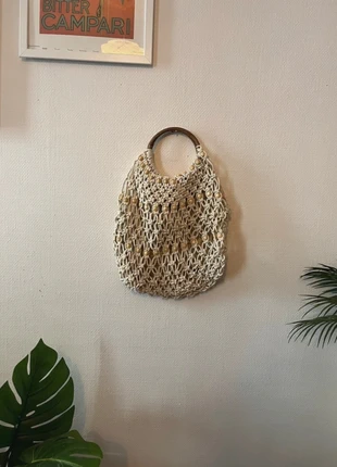 Joli sac tressé d’été beige, marque: Pull & Bear, état: Très bon état, 10,00 €, 11,20 € Protection acheteurs incluse