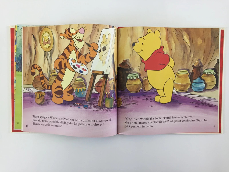 Libro per bambini Winnie the Pooh, lingua italiana