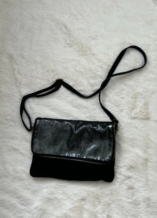 Pochette de soirée noir brillante, condition: New without tags, €4.00, €4.90 includes Buyer Protection