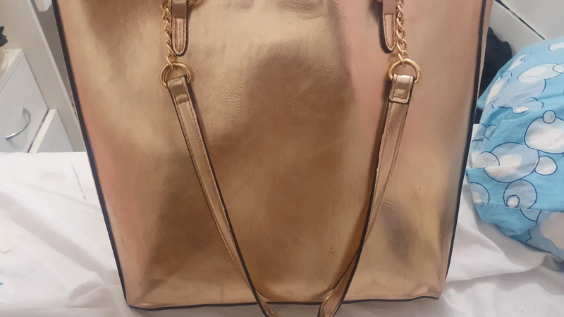 Rose gold sale bag river island