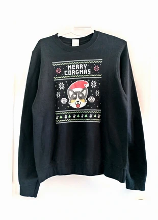 🎄 Sudadera ugly sweater Navidad Port & Company “Merry Corgmas” corgi. Talla M/L nueva, brand: CORGI, condizioni: Nuovo senza cartellino, taglia: M / IT 42 / EU 38, €10.00, €11.20 include la Protezione acquisti