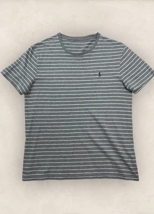 T-shirt Ralph Lauren, marinière à rayures, gris homme, S (746), merk: Ralph Lauren, staat: Heel goed, maat: S, € 15,00, € 16,45 inclusief Kopersbescherming Pro