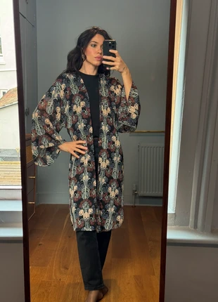 Topshop Floral Sheer Kimono Jacket – Size UK 10 / EUR 38 / US 6, brand: Topshop, condition: Very good, size: M / 10, £12.00, £13.30 includes Buyer Protection