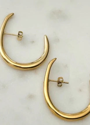 Paire de boucles d’oreilles créoles originales, marque: pas de marque, état: Neuf sans étiquette, 10,00 €, 11,20 € Protection acheteurs incluse