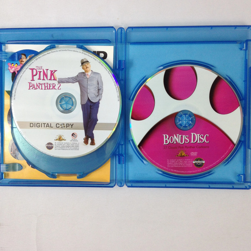 The Pink Panther 2 - 2009 - 3 Disc Combo Set - Blu/ray DVD - Used 4