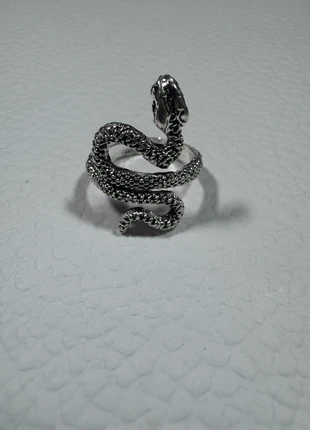 Bague serpent en acier inoxydable, marque: CHROME, état: Très bon état, taille: Ajustable, 9,90 €, 11,10 € Protection acheteurs incluse