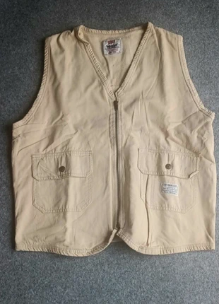 Colete com bolsos estilo caçador 100% algodão cor creme da Levi's tamanho L, marca: Levi's, estado: Muito bom, tamanho: L, €19.99, €21.69 inclui Proteção do Comprador