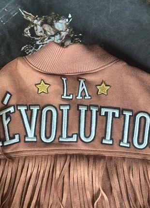 Western-style fringed suede bomberjasje cr, merk: Colourful Rebel, staat: Nieuw zonder prijskaartje, maat: XS / 34 / 6, € 35,00, € 37,45 inclusief Kopersbescherming