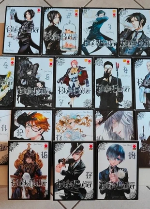 Manga Black Butler dal numero 1 al 18 (tranne il 9), état: Bon état, 35,00 €, 37,45 € Protection acheteurs incluse